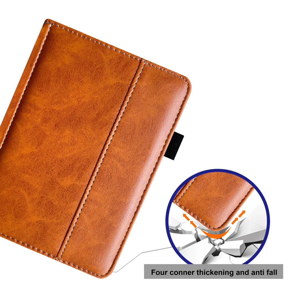 Case Ebook Leather Cover For Kobo Aura HD 6.8"(Model-N204B) Magnetic Closure Protective Cases Auto Sleep kindle case ereader case