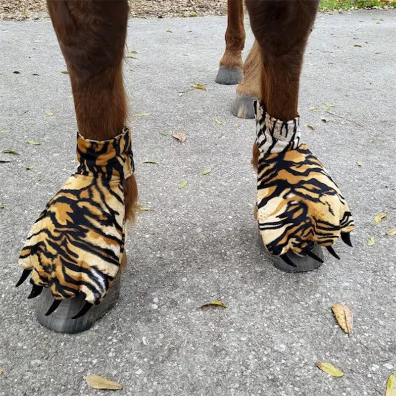 Bare Feet Shoes Costume Realistic Interesting Funny Animal Paws Socks Chicken Feet Socks For Horse Themed Activities Cosplay 5