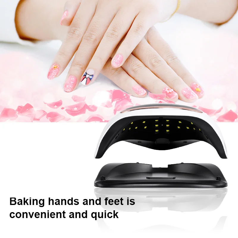 UV LED 램프 효율적인 메모리 기능 살롱 품질 빠른 건조 전문 도구, 전문 네일 램프, LCD 디스플레이, 혁신적인