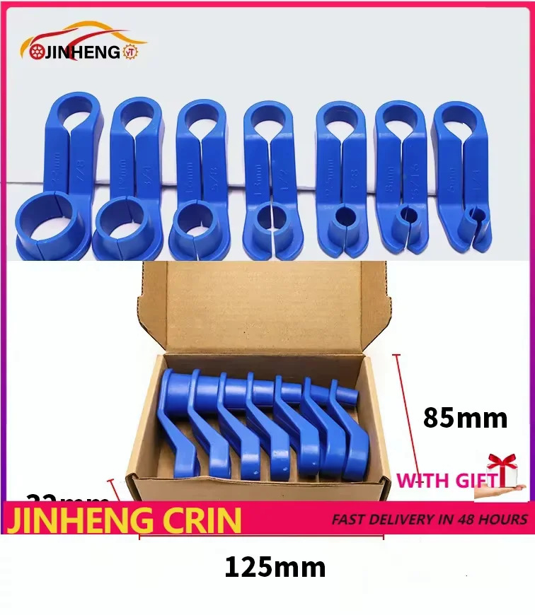 7Pcs Auto Auto AC Linie Trennen Werkzeug Set Kraftstoff Linie Schnelle Entfernung Werkzeug Kraftstoff Linie Trennen Kraftstoff Linie abgewinkelt Trennen Werkzeug Set – Detail 8