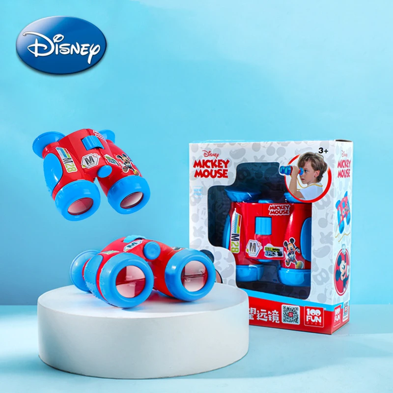 

Disney Mickey Children Telescope Frozen Elsa Anime Figures Binocular Optics HD Adjustable Zooming Educational Learning Toy Gifts