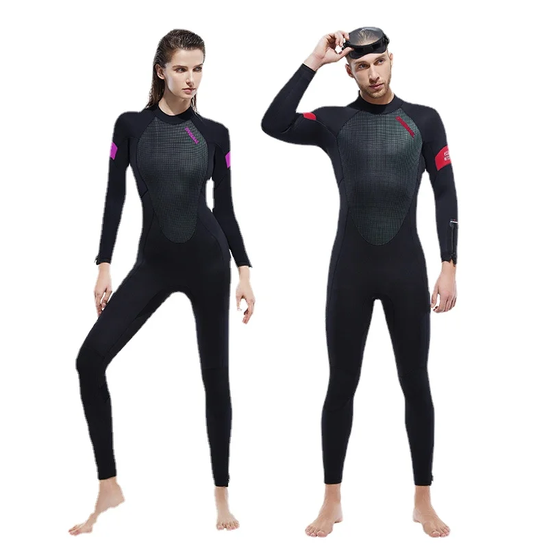 Combinaison De Plongée Dive&Sail 5mm - Épaisse, Manches Longues, Pantalon - Taille S
