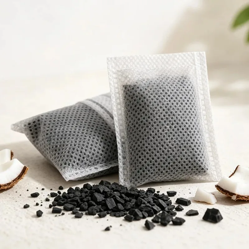 Natural Coconut Charcoal Odor Absorber and Moisture Eliminator