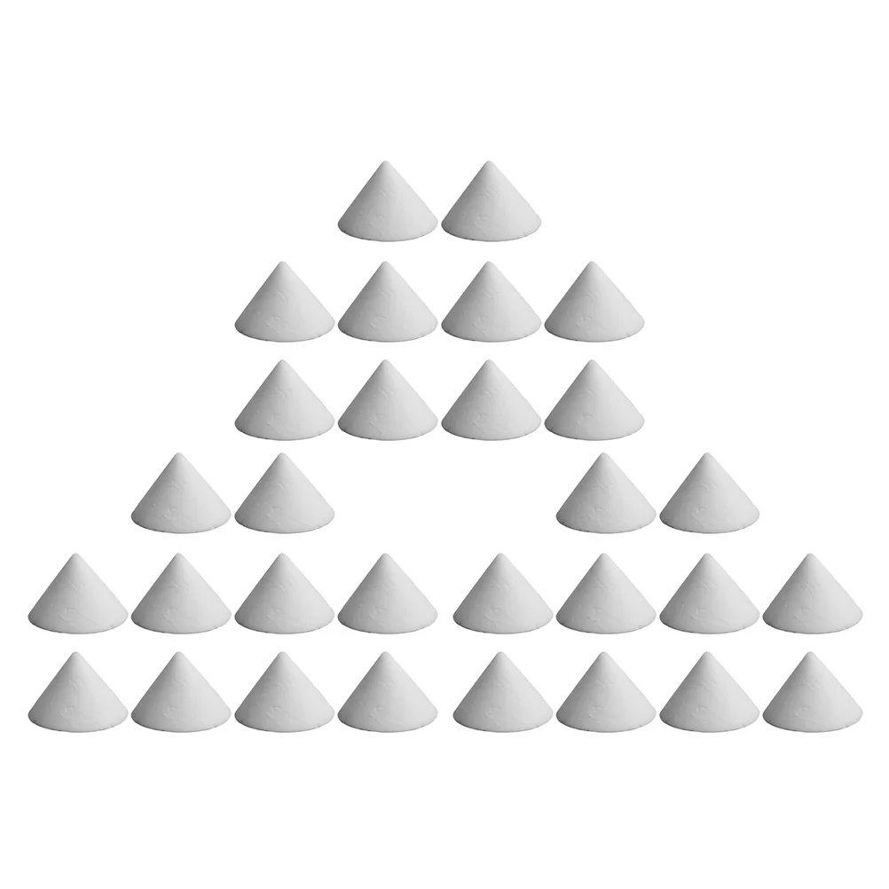 

50 Pcs Kiln Burning Tools Pottery Firing Rack Aluminum Oxide Refractory Support Nail