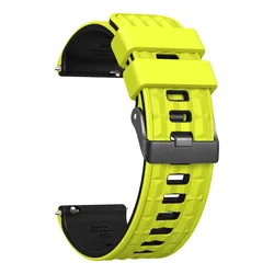 22mm Premium Silicone Sport Strap Bracelet - Universal Fit - Other 22mm width (E)