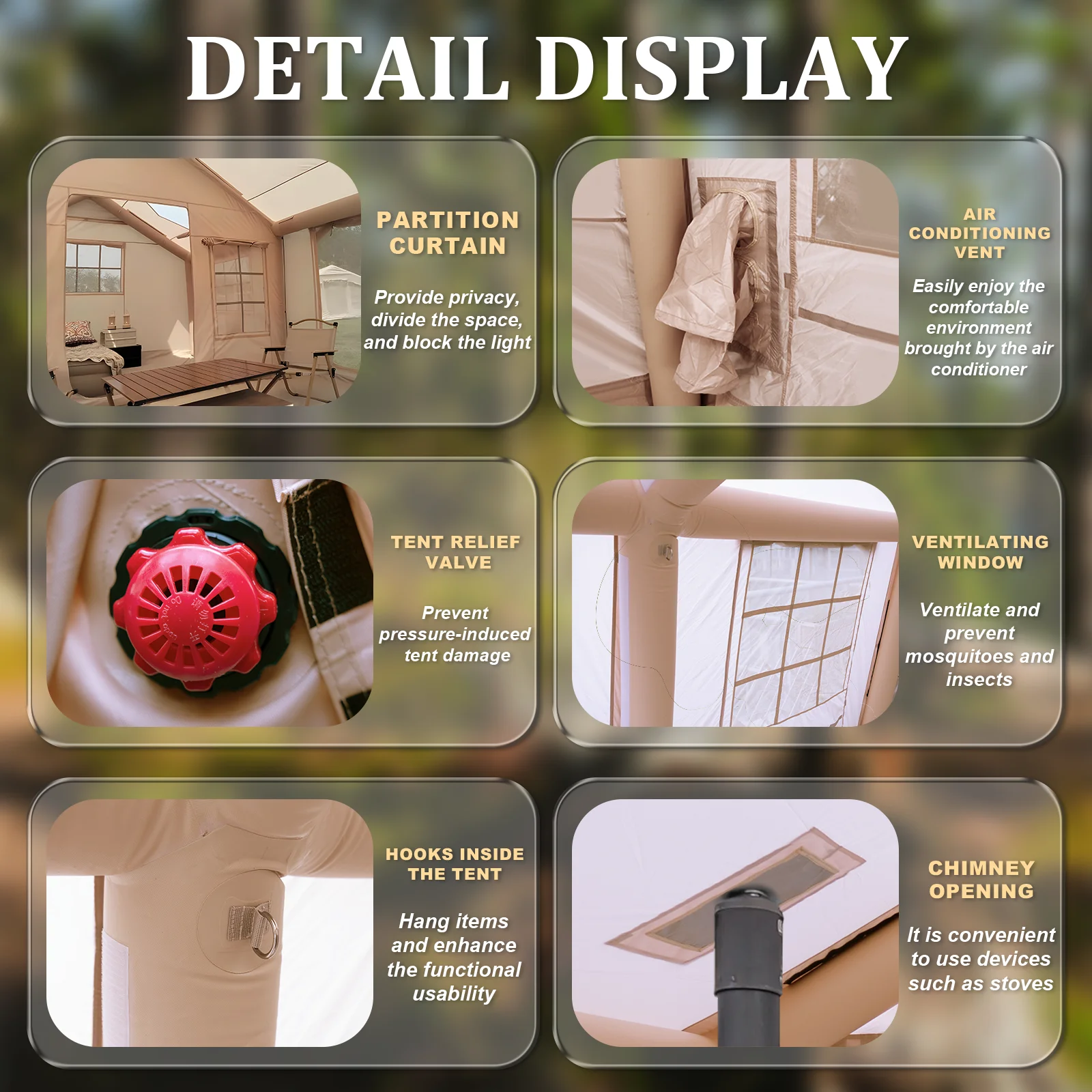 135 Square Feet inflatable tent 3