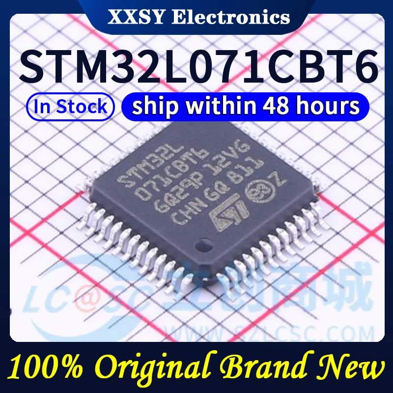 STM32L071CBT6 STM32L071C8T6 STM32L071CZT6 STM32L071RBT6 STM32L071KBU6 STM32L071VZT6 STM32L071V8T6 재고 있음 새 상품