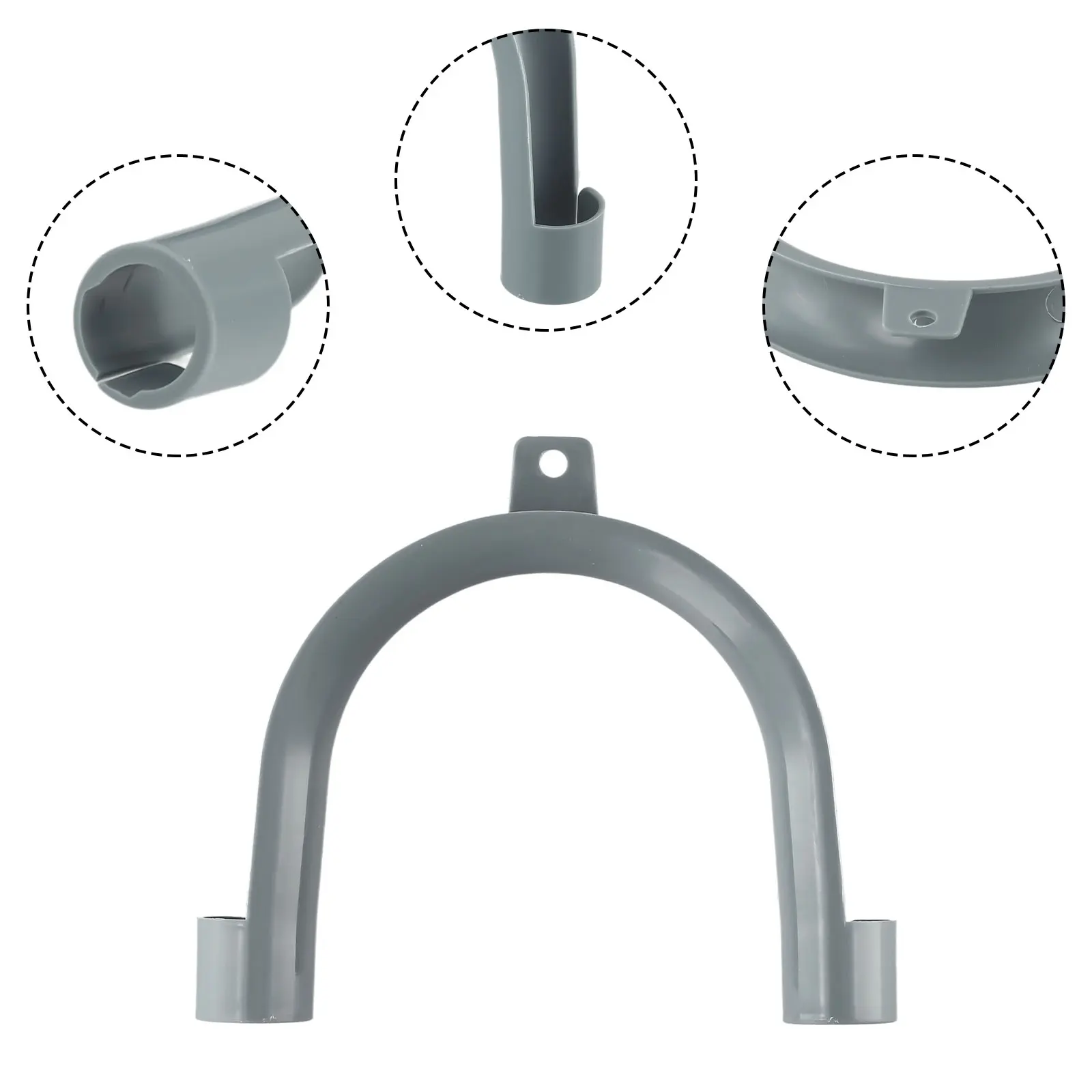 U-Shape Drain Hose Guide Assembly Fits All Drain Hose Washing Machine Discharge Clip Holder