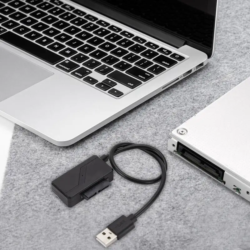광학 드라이브 어댑터 케이블 HDD SSD 어댑터 컨버터 케이블, 컴퓨터 및 ROM 드라이브 간 연결, USB2.0