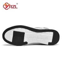 YRZL Men Shoes Spring Autumn Waterproof Walking Sneakers Leisure Male Leather Sports Shoes Non-Slip Footwear Tennis for Men 4