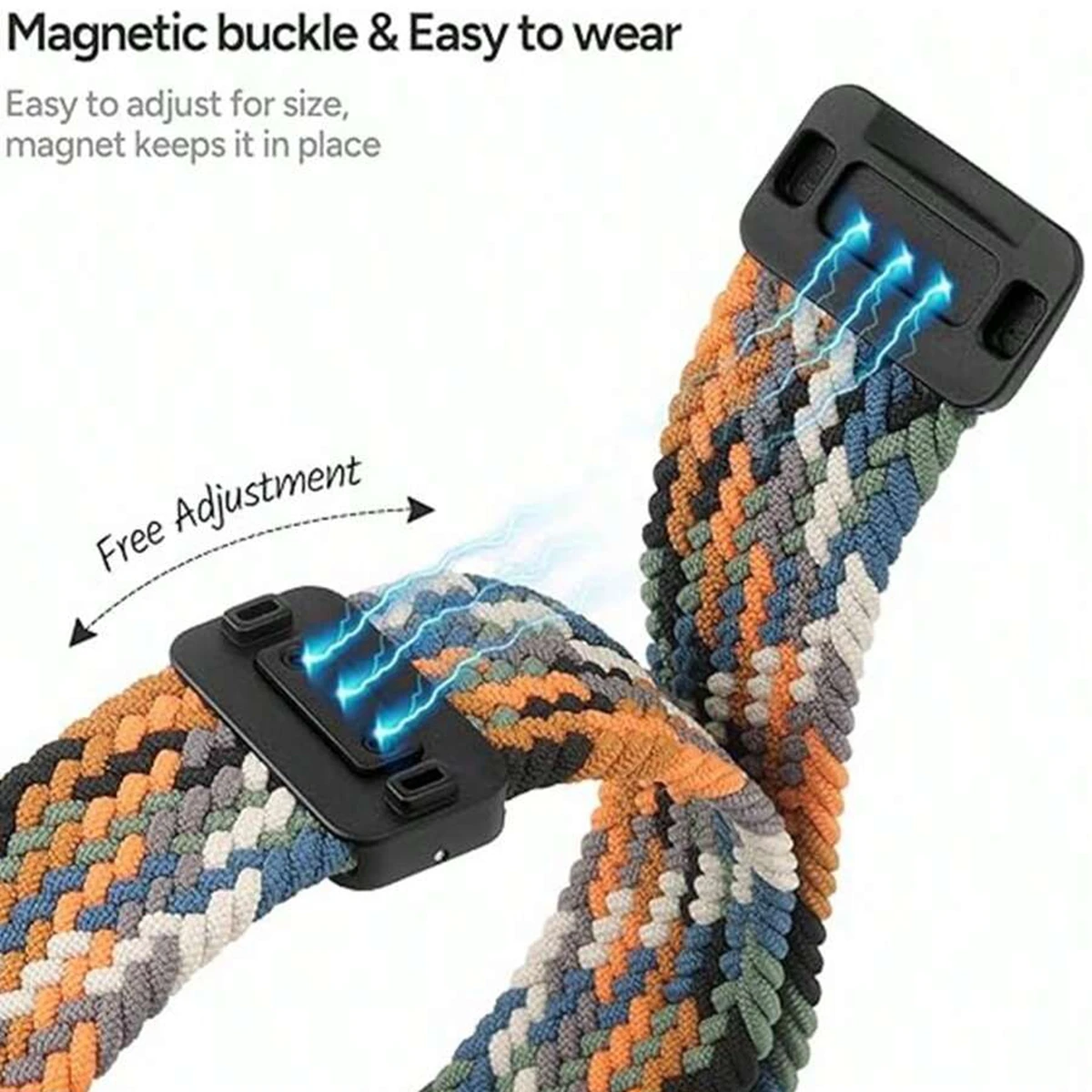 Braided Magnetic Clasp Replacement Bracelet