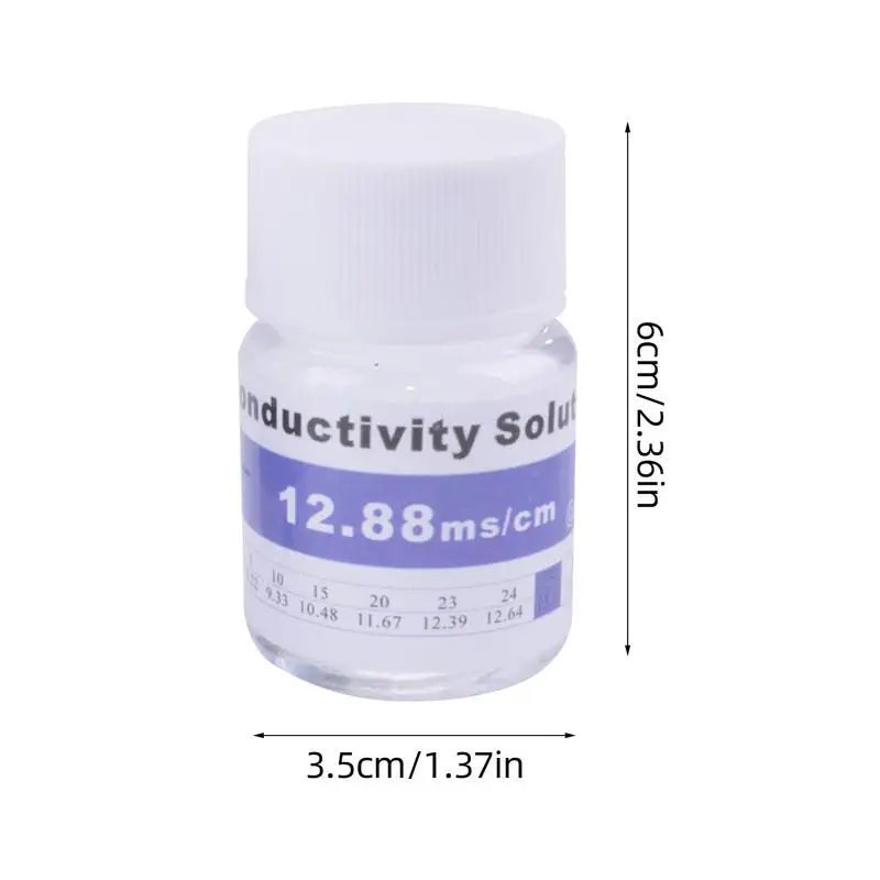 PH Calibration Solution TDS calibration Liquid er solution 25ml 84us/cm 1413us/cm 12.88ms/cm 35PPT 1382PPM calibration solution for EC TDS tester