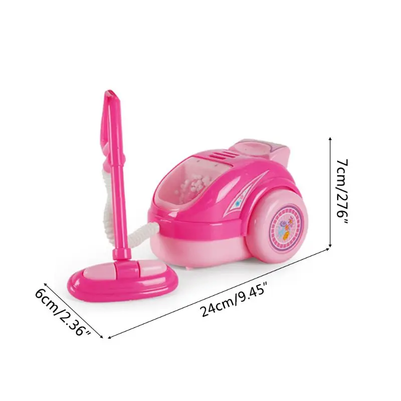 Children Kid Boy Girl Mini Kitchen Electrical Appliance Vaccum Cleaner Toy Set Early Education Dummy Household Pretended Play
