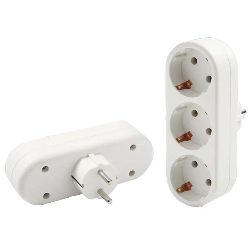 Power Strip Plug Adapter Electrical Socket 16A 250V 3way 2way 3500w