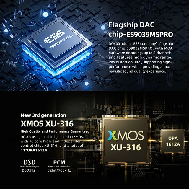 SMSL DO400 Full Balanced Audio Decoder ES9039MSPRO XMOS SMSL DO400 Full Balanced Audio Decoder ES9039MSPRO XMOS