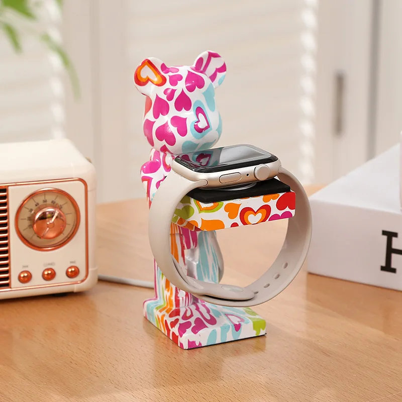 Resin Creative Watch Stand Personalized Storage Case Organizer Display Luxury Apple Watch Ultra Holder Stand Accessories Charger