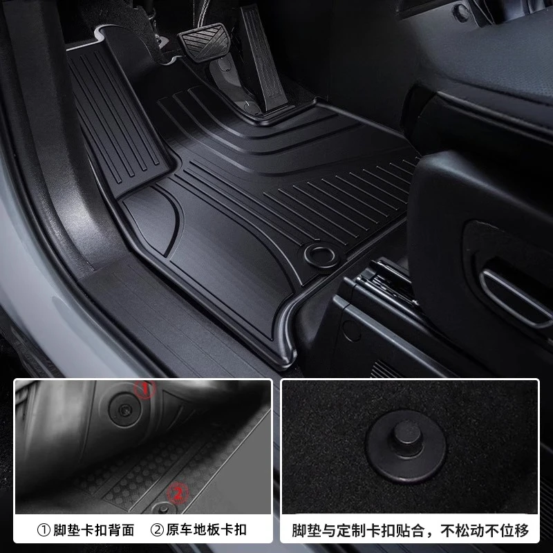 Per Mercedes-Benz G63 G500 Classe G 19-25 Tappetino per auto Tappeto antiscivolo completamente circondato Tappetino protettivo TPE Cargo Liner Trunk Mat - Image 3