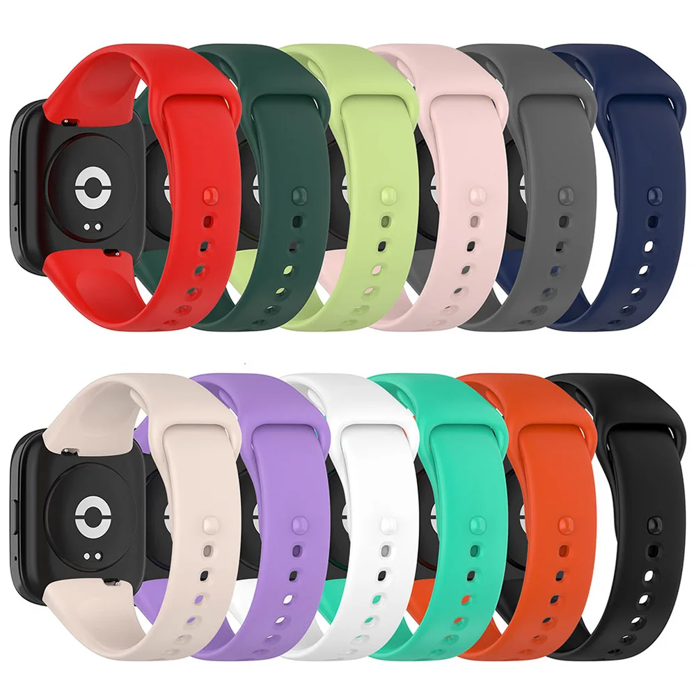 Silicone Watch Band with Protective Case Shell