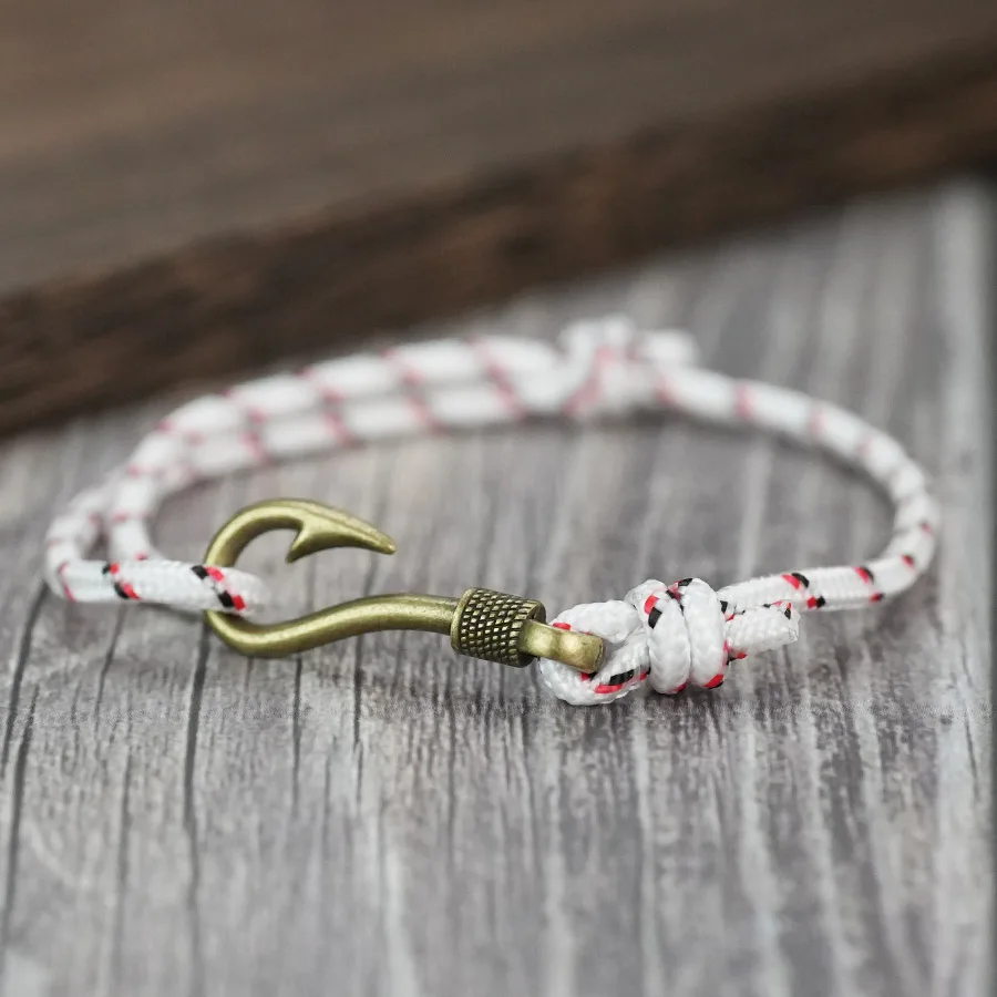 Adjustable Multicolour Nautical Bracelet for Men