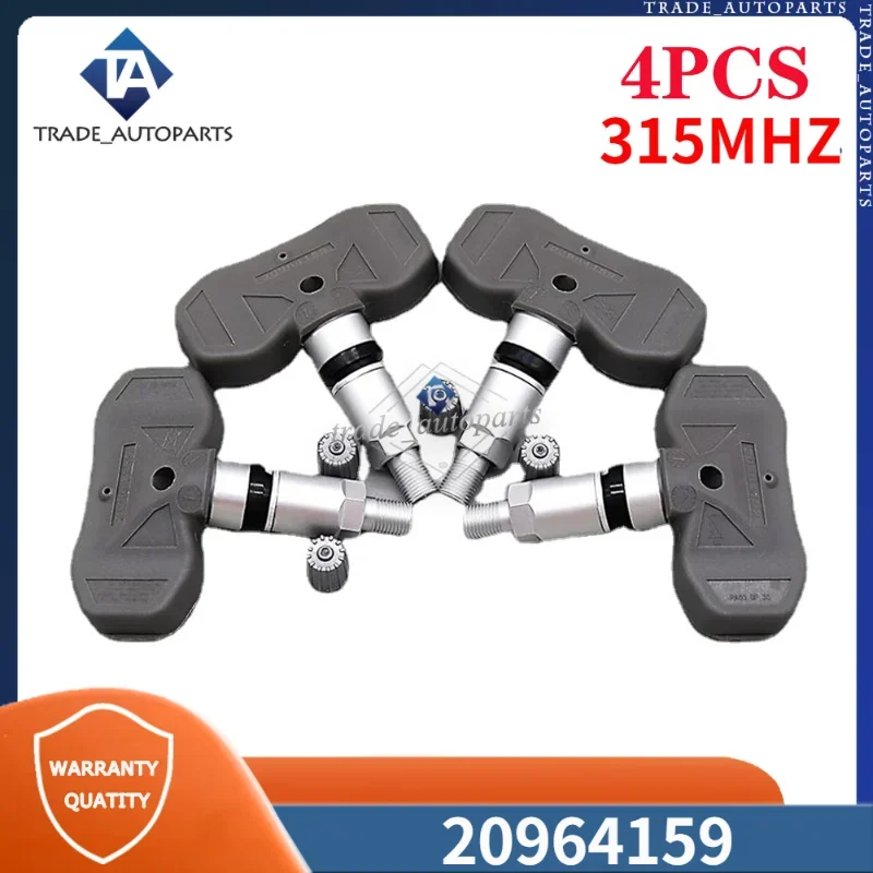 

20964159 22959748 315MHZ TPMS Car Tire Pressure Monitor System Sensor 4PCS For 2010-2015 Chevrolet Equinox Malibu Camaro Sonic