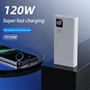200000mAh 120W Power Bank Super Fast Charging Digital Display Large Capacity Portable Travel Charging for Xiaomi Huawei Phones 3