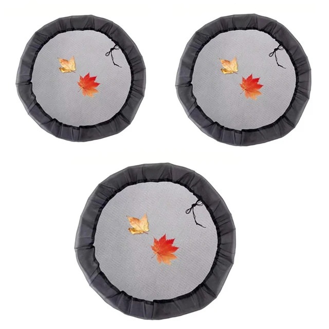 60/80/97 Cm Hálófedél Esőhordókhoz Vízgyűjtő Vödör Tartály Háló Levelek Legyek Megakadályozzák A Vízvédő Fedelét - Image 3