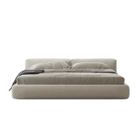 Lit de rangement au Design moderne, rouleau souple, luxueux lit sur pied en bois, Simple, Double Camarotes Para dortoir, meubles de chambre à coucher 6