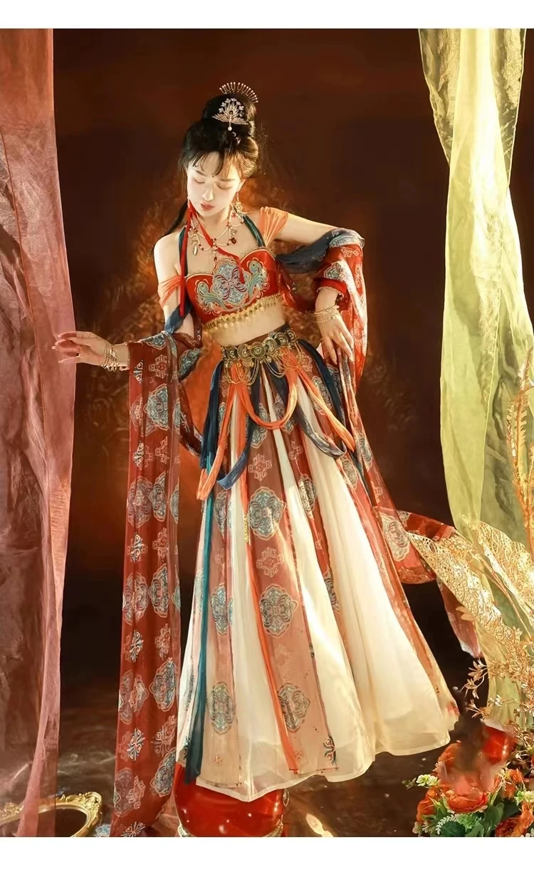Dunhuang ̱ Hanfu Tianzhu    ڽƬ Ʈ,   ġ   ũ ( 㸮 ü)