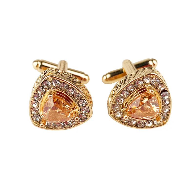 

Luxury Jewelry Crystal Cufflinks Shirt Man Accessories For Wedding Party Gift Personalized Button Cuff Links French Man Cufflink