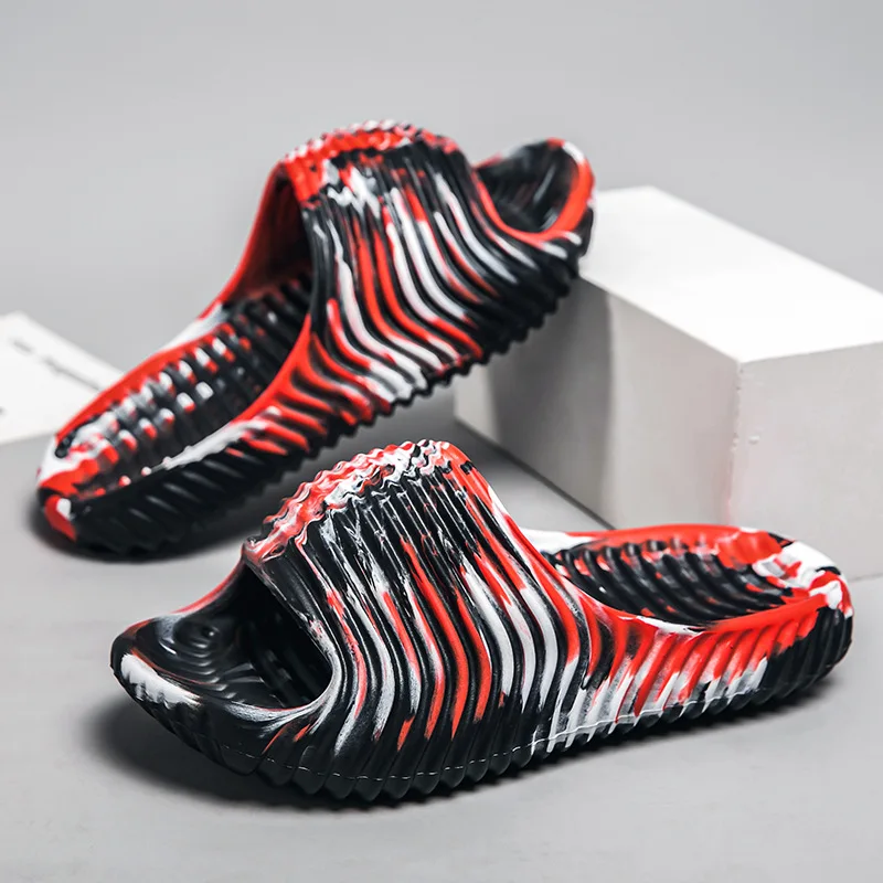 

Шлепанцы для мужчин и женщин, мягкие сандалии на платформе, пляжные шлепанцы, Эва, тапочки для дома, сланцы, для любимых, летняя модель