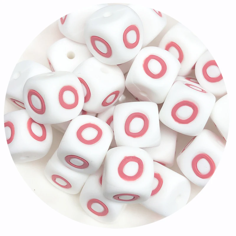 10 Stücke Neue 12mm Baby Silikon Buchstaben Perlen Schnuller Buchstaben Alphabet Perlen Kauen Zahnen Beißringe Pflege Dusche Geschenke BPA freies – Detail 18