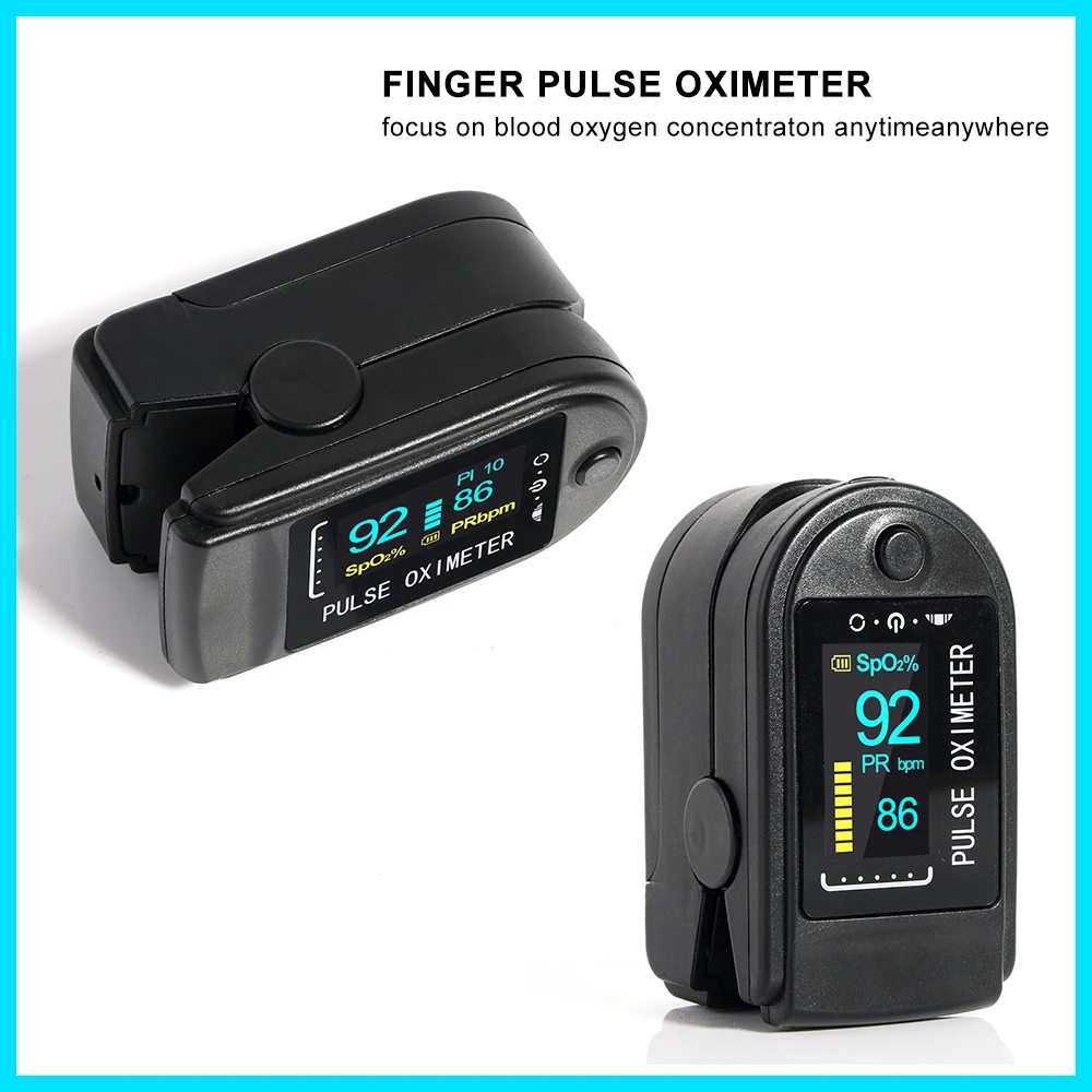 RZ Fingertip Pulse Oximeter Blood Oxygen SPO2 PR Saturimetro Sleep Monitor Portable Pulse Oximeter