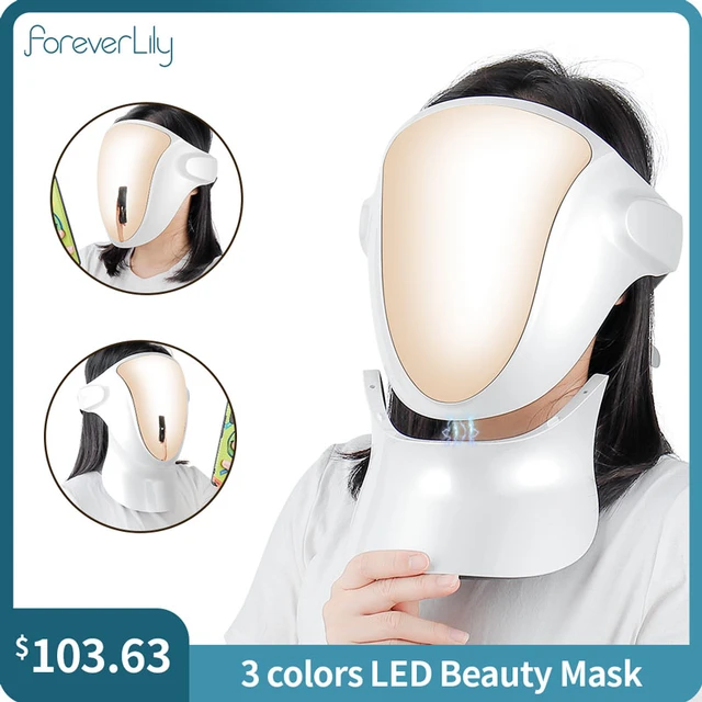 Masque Luminothérapie, 3 couleurs de led