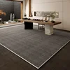 Simple Solid Color Living Room Carpet Large Area Simple Light Luxury Bedroom Rug Minimalist Office Cloakroom Floor Mat Ковер 양탄자 3