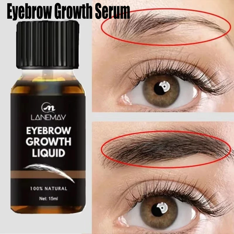 Eyebrow Growth Liquid Eyebrow Growth Serum Eyelash Hair Growth Anti Hairs Loss Product Prevent Baldness Fuller Thicker Lengthening Eyebrow Makeup