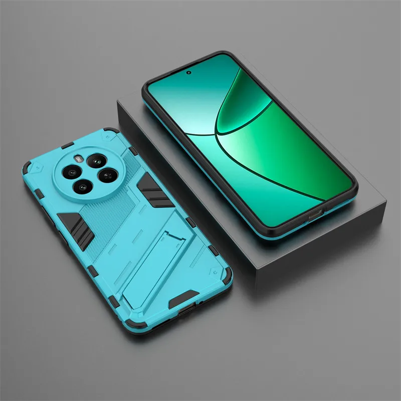 Shockproof TPU Armor Silicone Stand Holder Protective Phone Case Cover