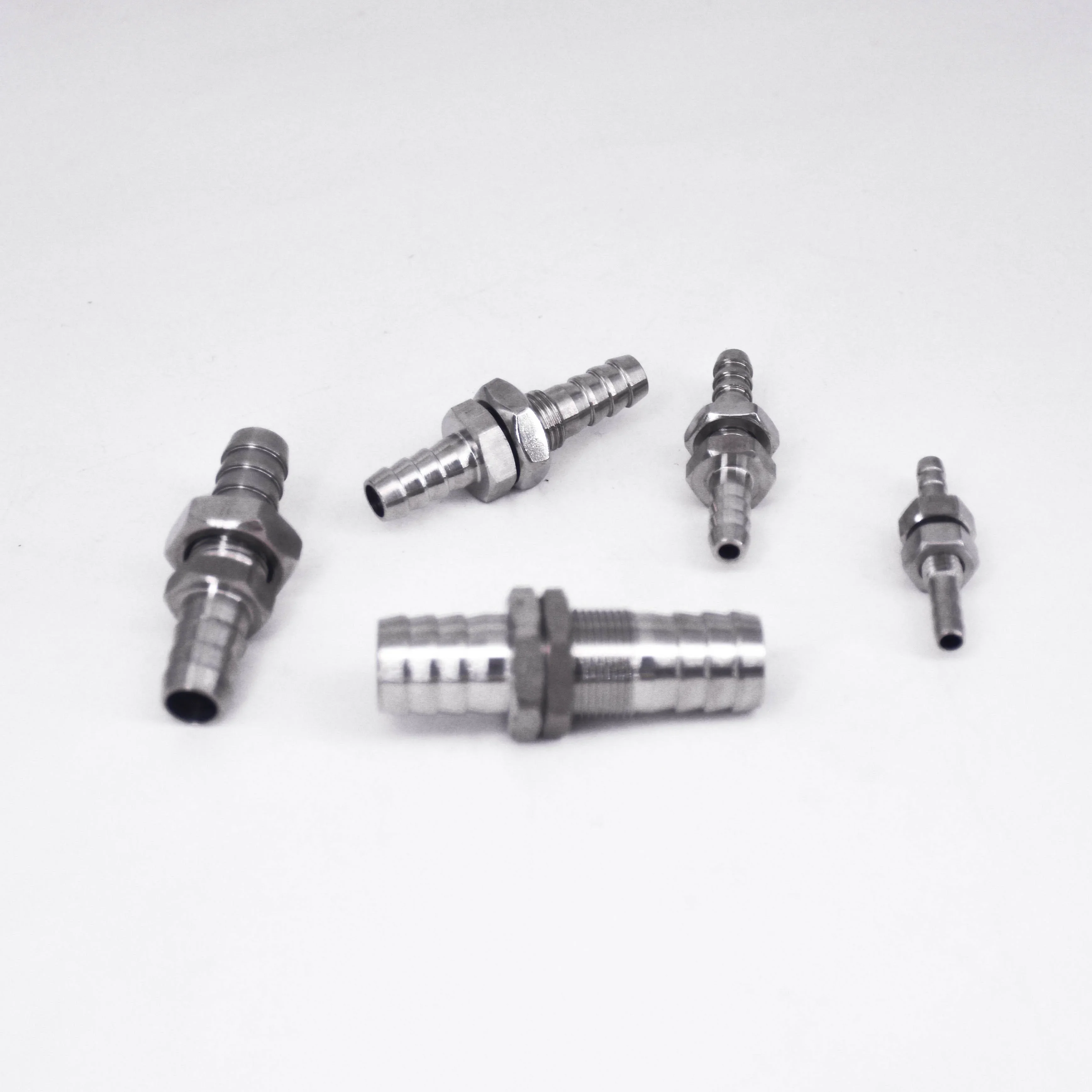 2.5 3 4 5 6 8 10 12 13 14 16 19 20 25 32mm Hose Barb Equal Reducing 304 Stainless Steel Bulkhead Hosetail Pipe Fitting Connector pipe fitting water pipe fitting hose pipe fitting