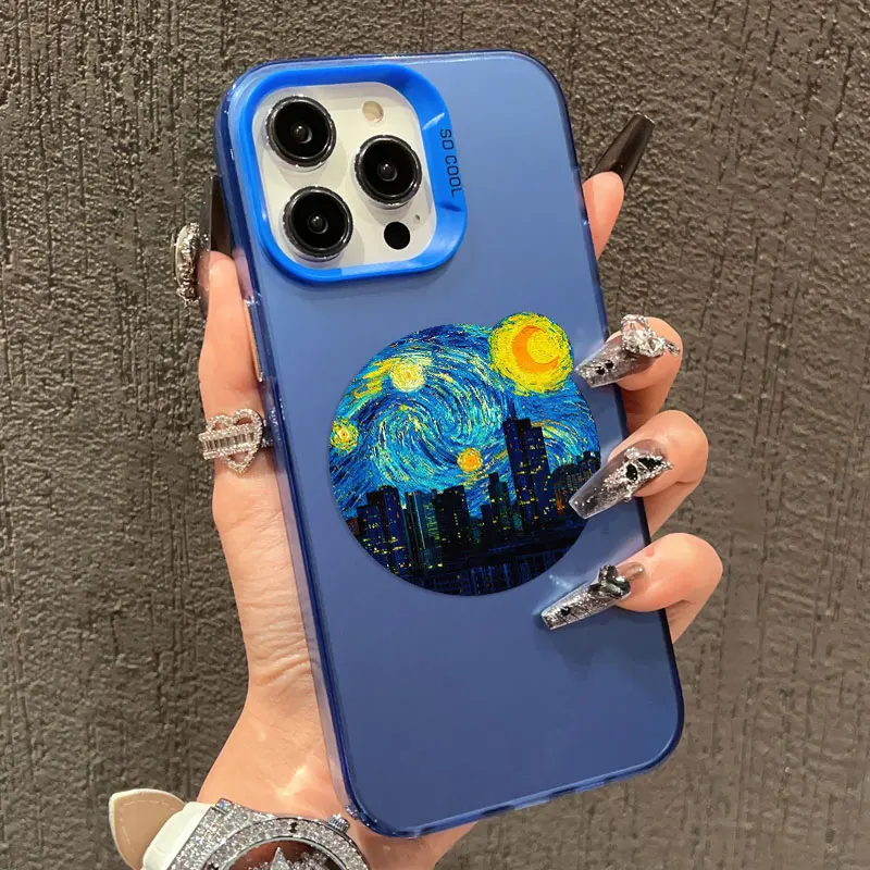 Van Gogh Inspired Oil Painting Phone Case - Artistic Laser Cover