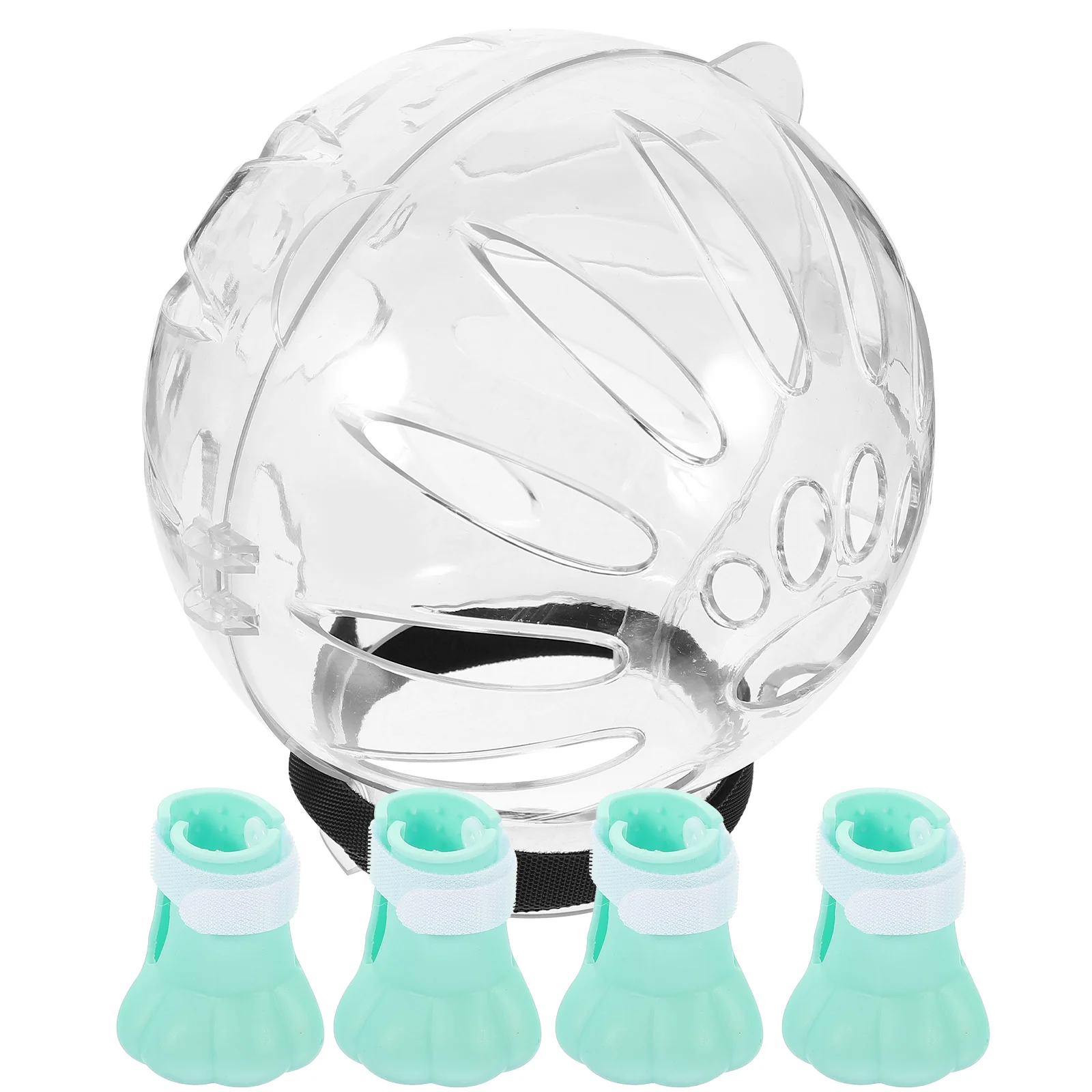 1 Set Cat Soft Adjustable Kitten Hood For Pet Recovery Clear After Surgery DogHelmet Post Operation Pet Products