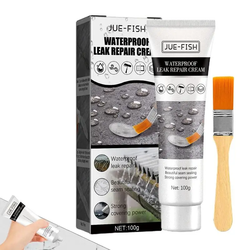 

Waterproof Insulating Sealant 00g Invisible Waterproof Anti Leakage Agent Nano Glue Roof Repair for Bathroom Toilet Tiles