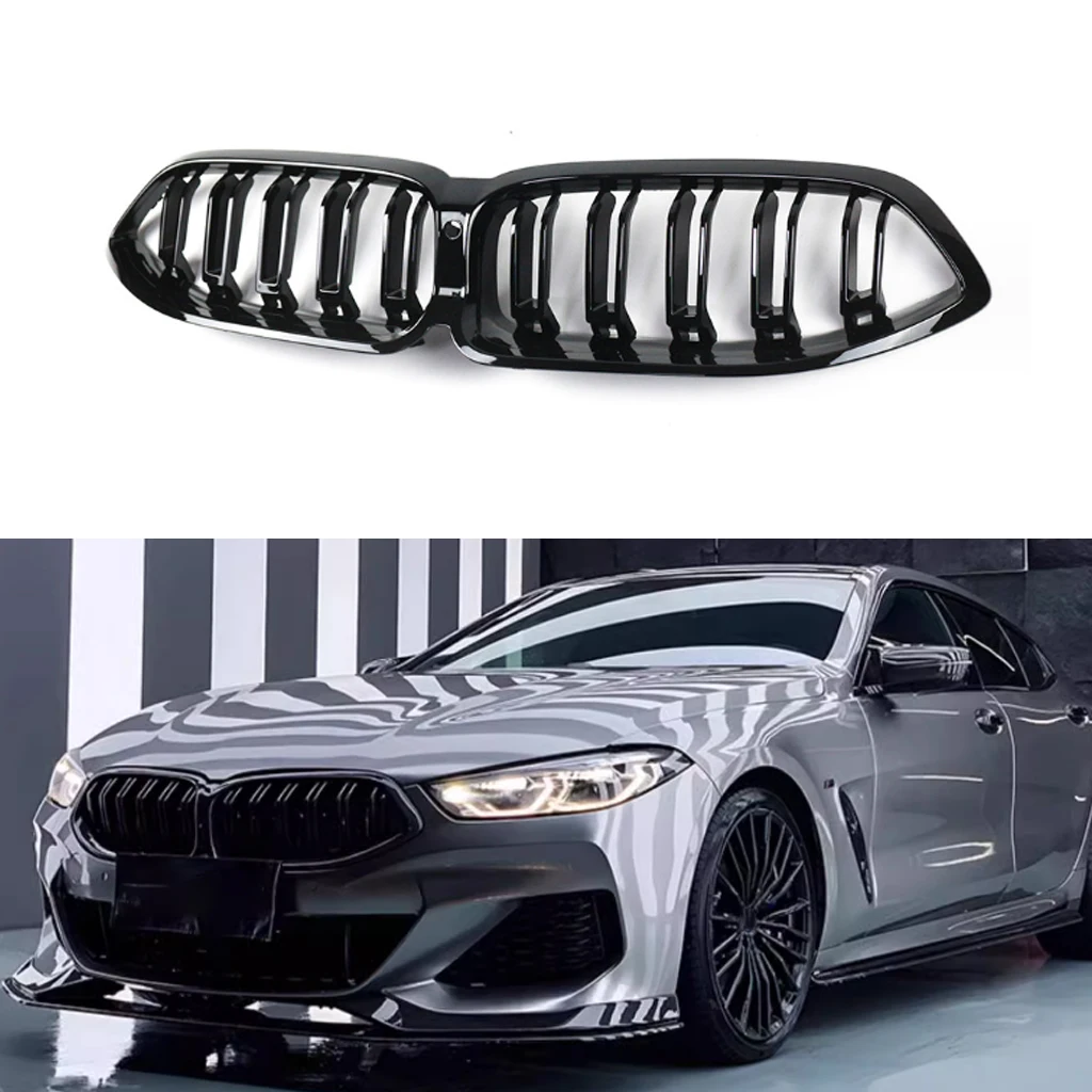 Gloss-Black-ABS-Car-Front-Grille-Bumper-Grill-For-BMW-8-Series-G14-G15 ...