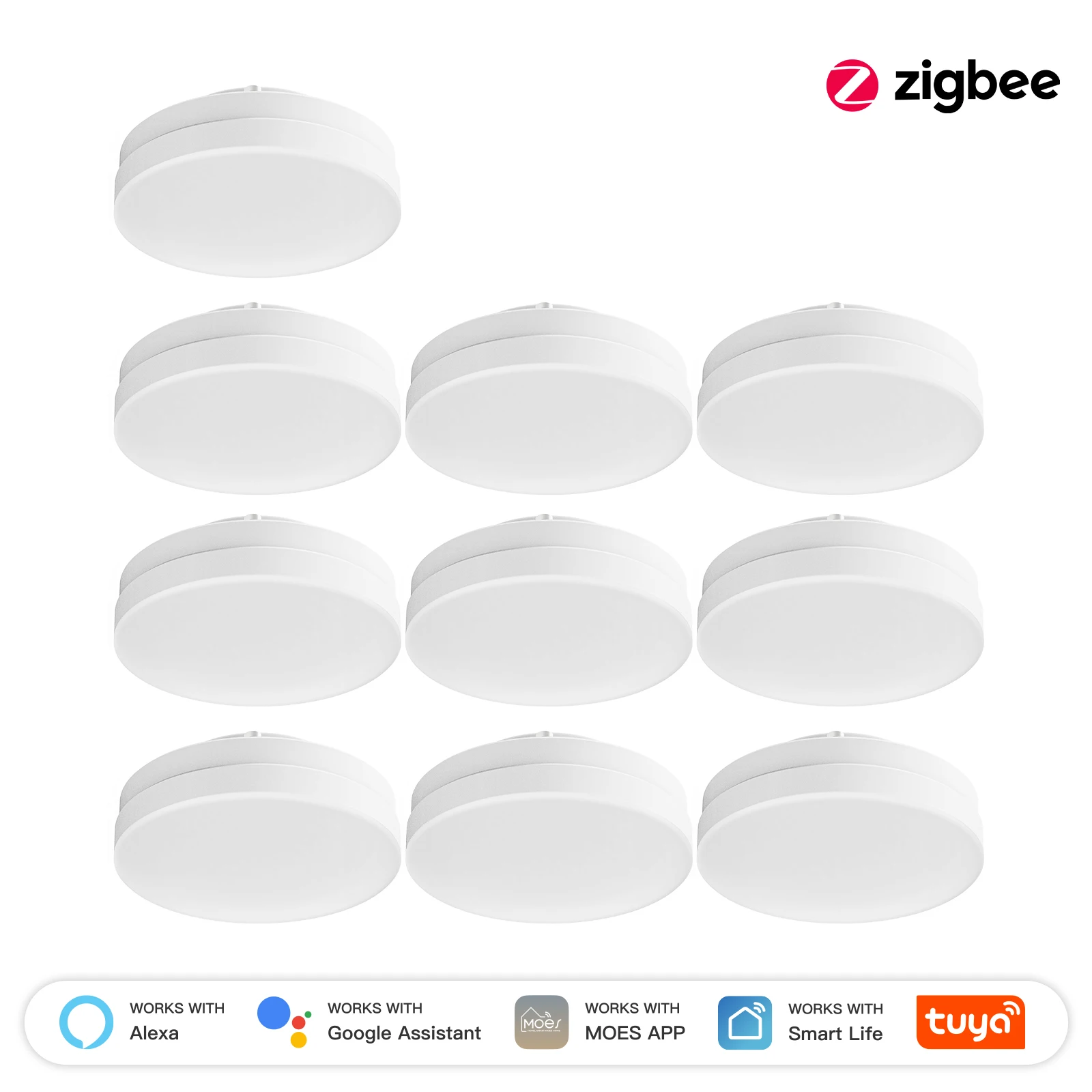 لمبة LED ذكية ZigBee RGB 6W تعمل مع أليكسا وجوجل ه...