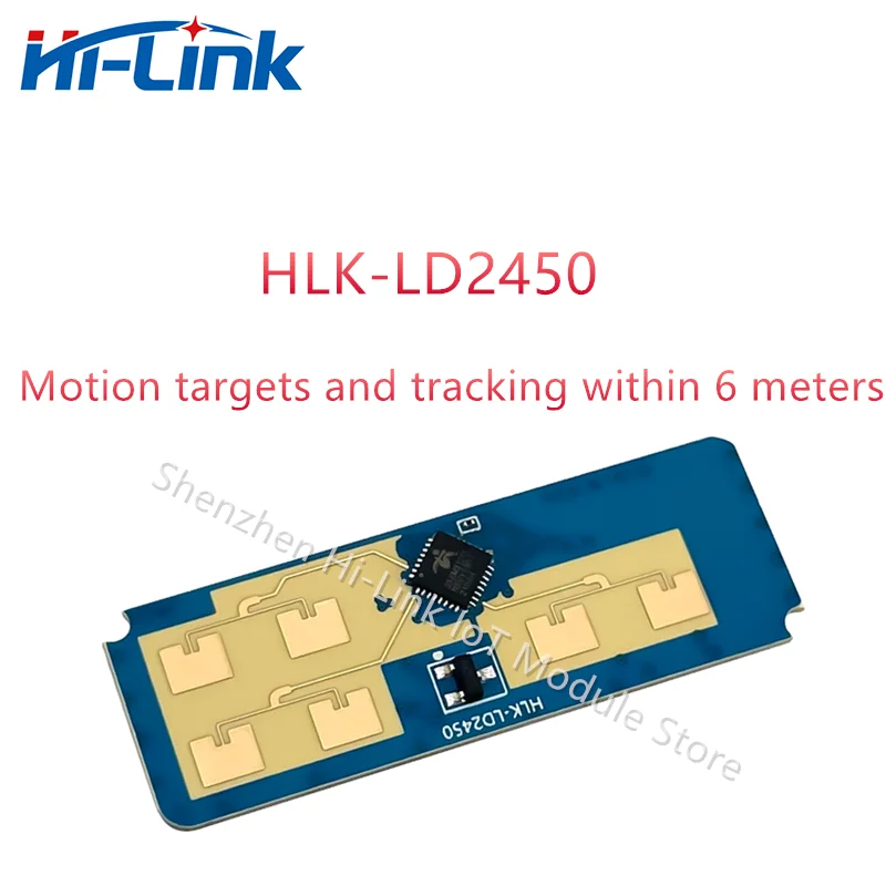 20pcs/Lot Hilink 24G MM Wave Human Motion Tracking Radar Module HLK-LD2450 1T2R Wall-mounted Sensing distance 6M