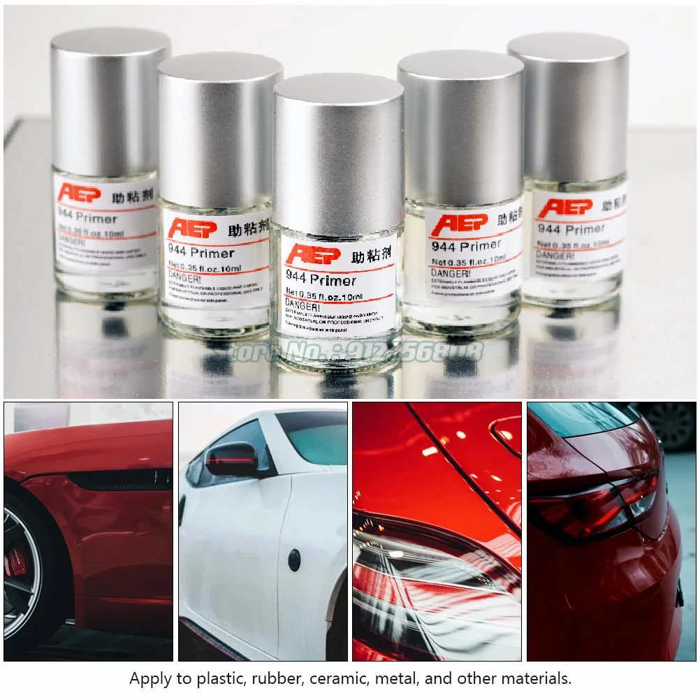 1/2/5/10 Bottles Automotive Adhesion Promoter Tape Primer 94 Car Supplies Double Sided Accessories​ Clear - 5