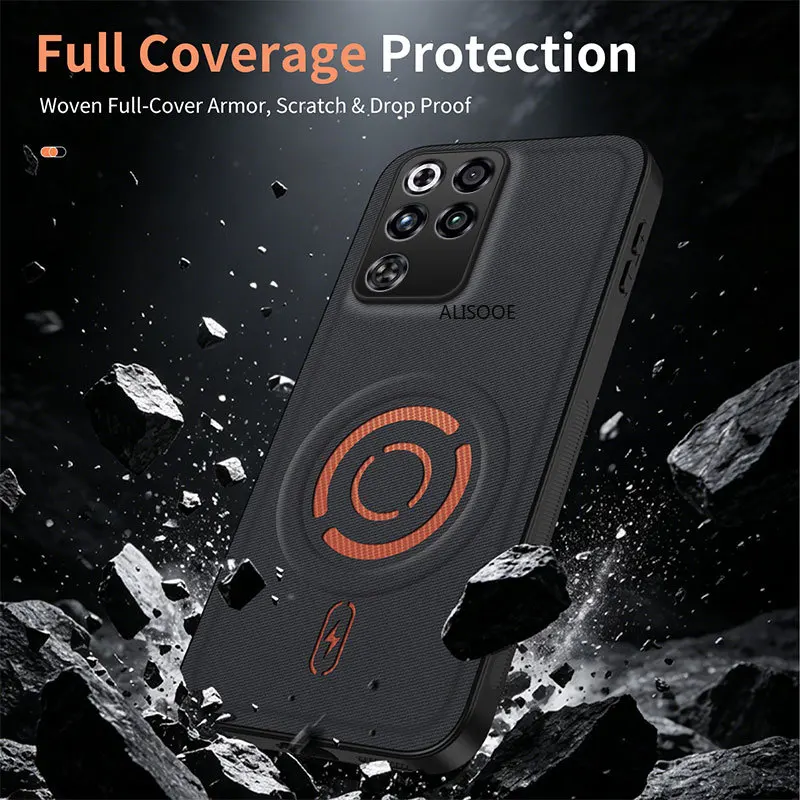 Enhanced Magnetic Solid Color PU Leather Protective Phone Case