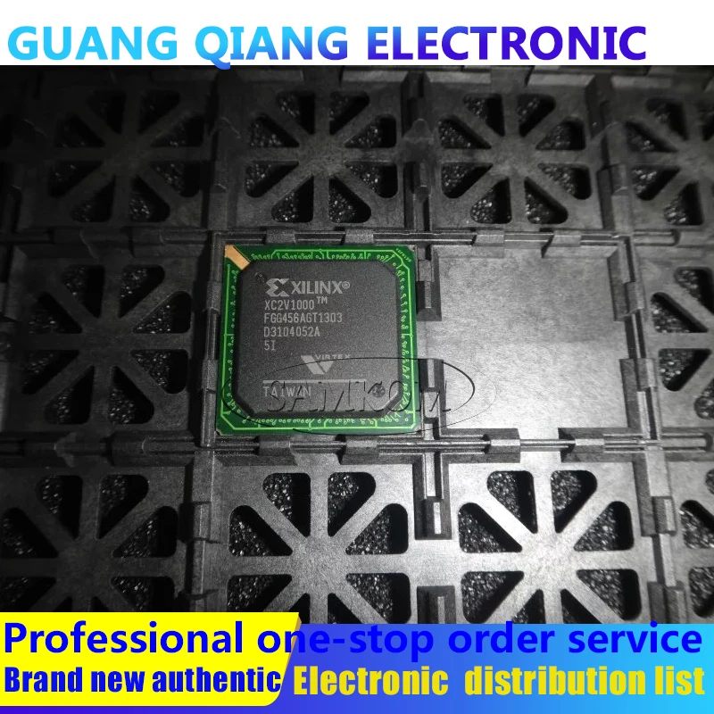 

1 шт XC2V1000-5FGG456I IC FPGA 324 I/O 456FBGA
