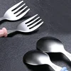 Baby Gadgets Tableware Set Children Utensil Stainless Steel Toddler Dinnerware Cutlery Cartoon Infant Food Feeding Spoon Fork 6