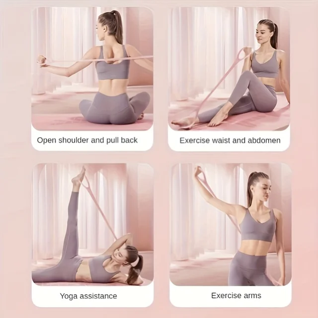 Figure-8 Yoga Stretch Strap 3