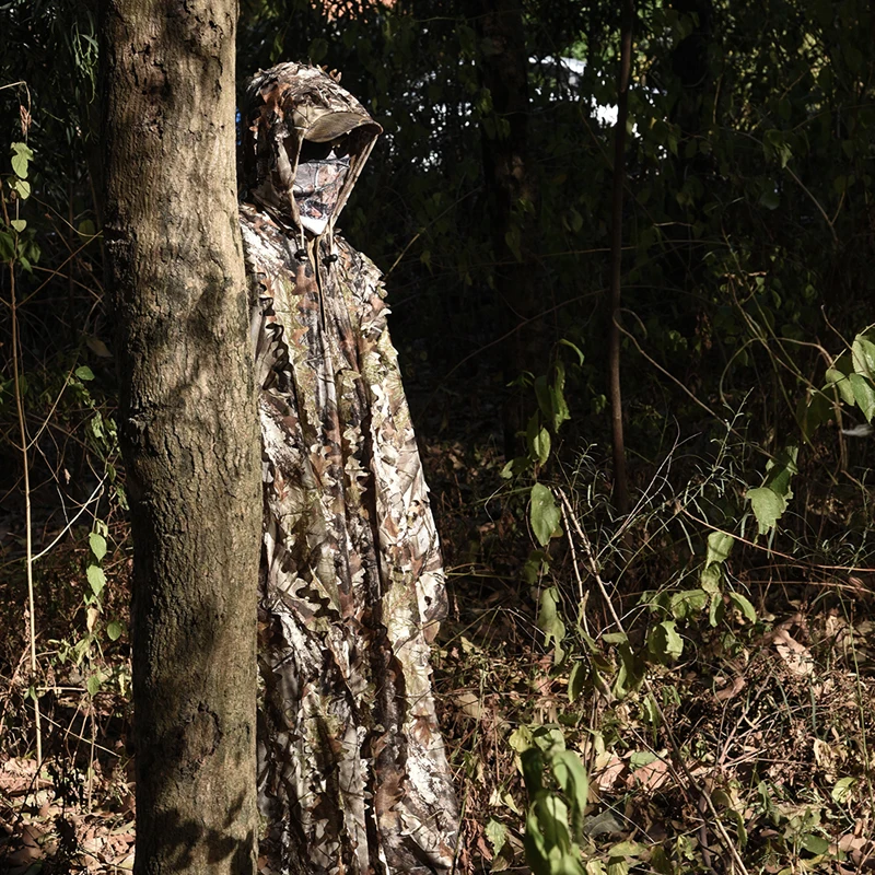 Tactical Clothing Camouflage Suit Hunting Clothes Field Jacket Military Equipment Bird Watching Wildlife Ghillie Suit Raincoat