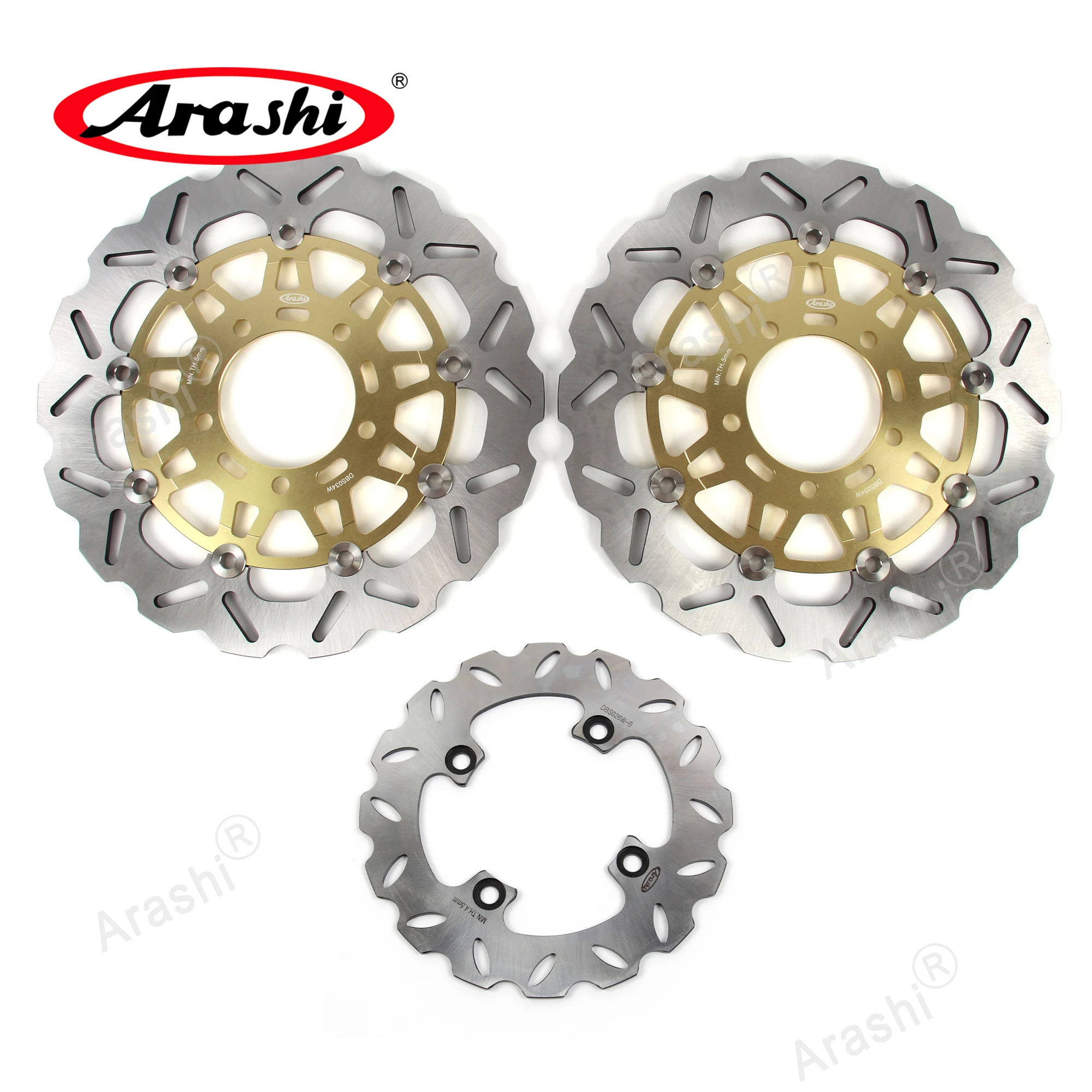 Braking Sk2 Front Pair Of Brake Discs Kawasaki Zx6r Ninja 1995-2001 - View #9